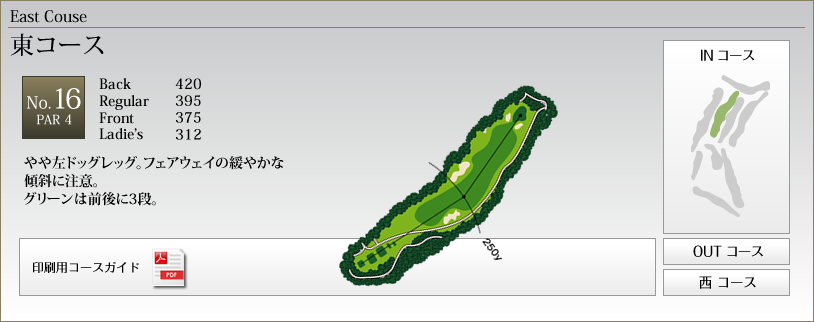 東コースNo.16